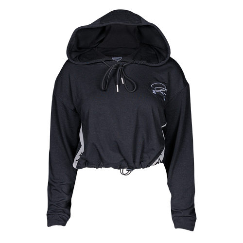 JYM Women’s Performance Crop Hoodie – Black / X-Small