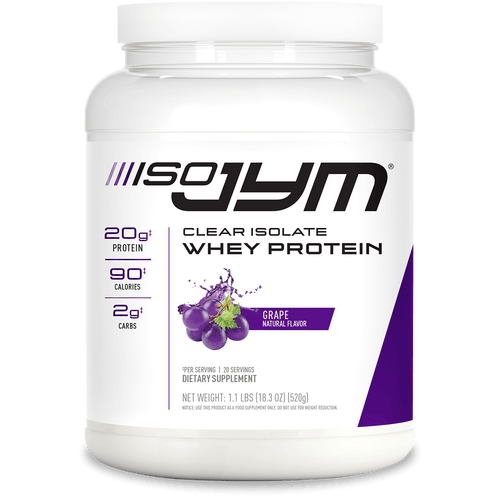 ISO JYM 100% Whey Protein – 20 Servings / Grape